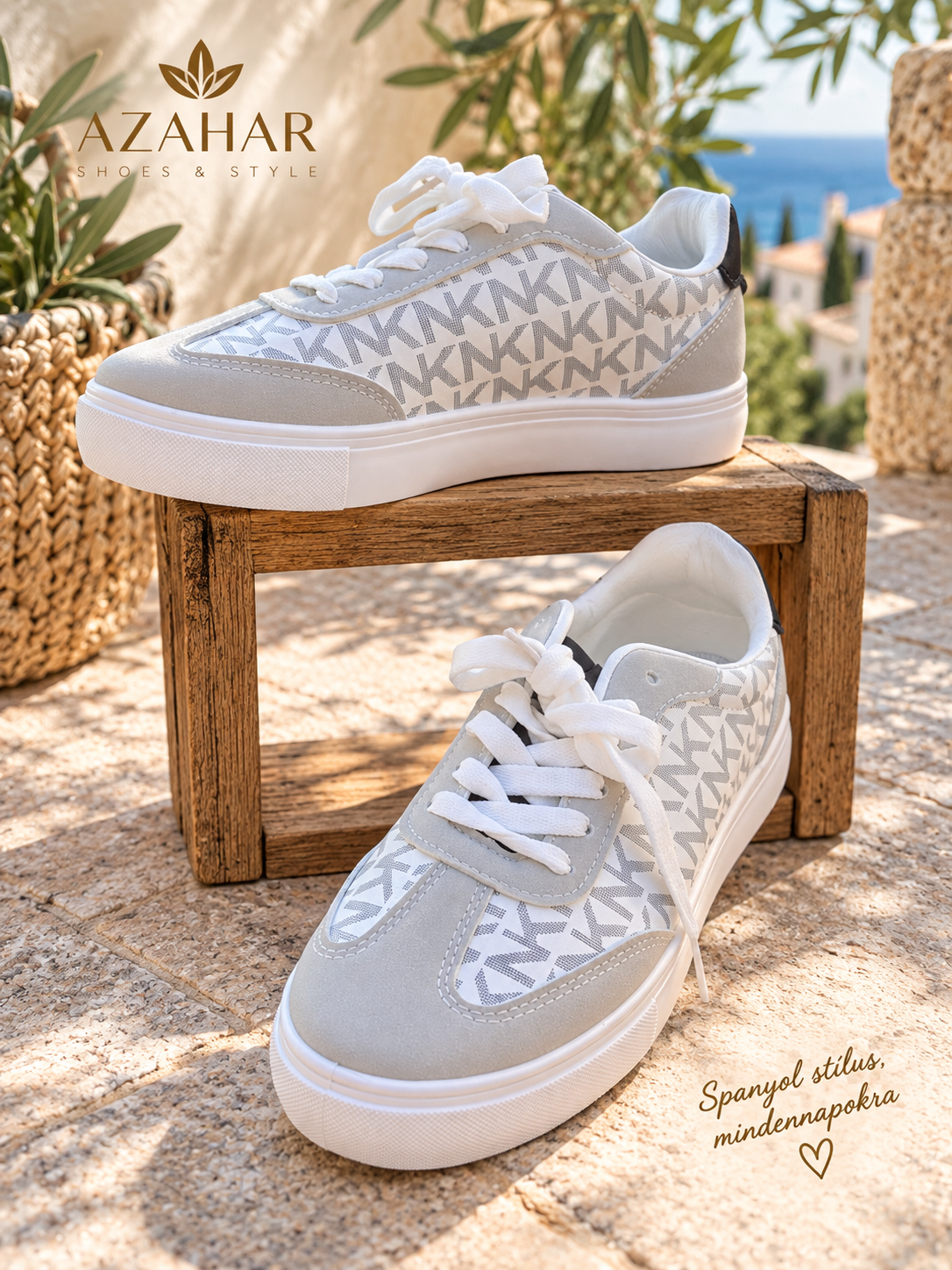 NK 301 Black/white női sneaker