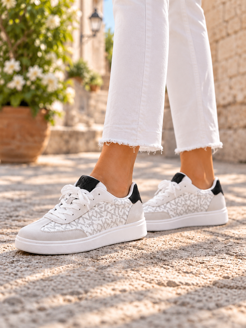 NK 301 Black/white női sneaker