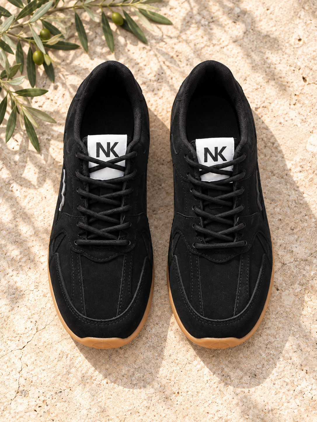 NK 323 Black/fekete női sneaker