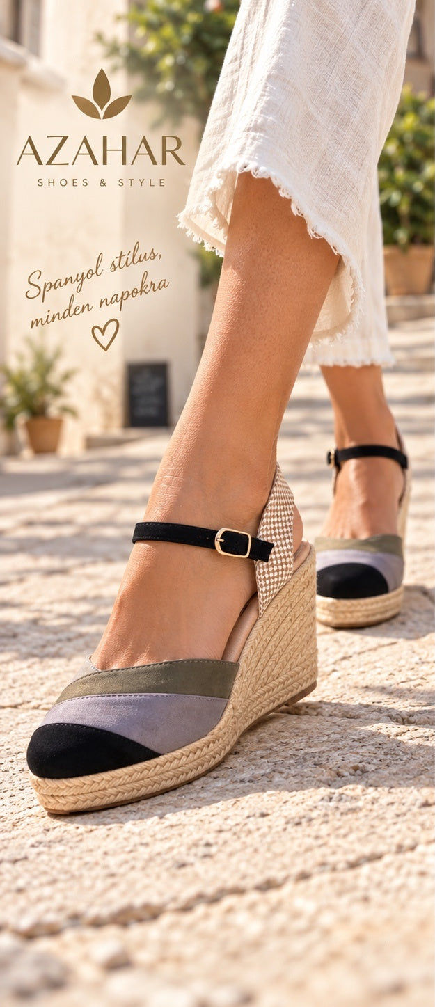 NK 573 Black női espadrilles