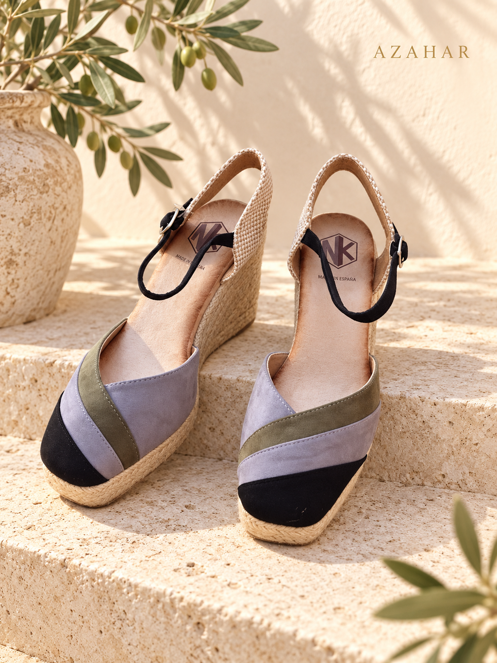NK 573 Black női espadrilles