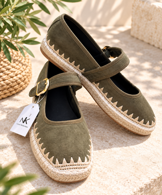 NK 588 Verde/zöld női espadrilles