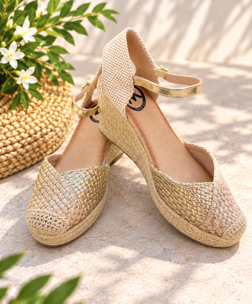 Woman Key KK-962 Apricot női espadrilles